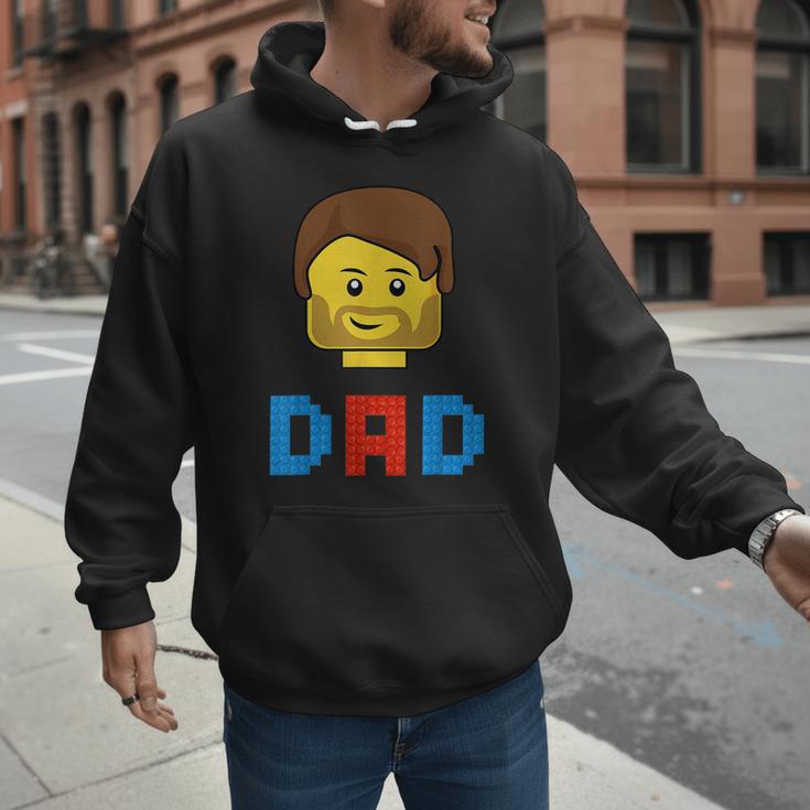 Unique Family Dad Master Builder Building Bricks Blocks Men Hoodie