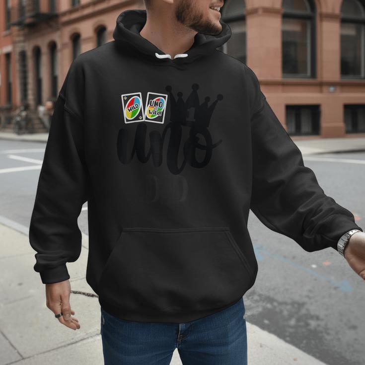Uno 1st Birthday Dad Men Hoodie Uno 1st Birthday Dad Men Hoodie