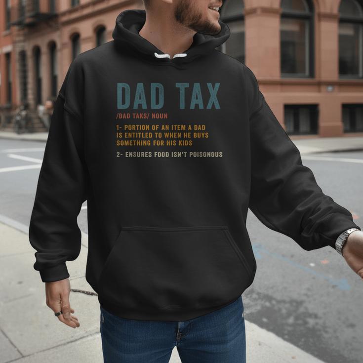 Vintage Dad Tax Definition Men Father's Day Men Hoodie