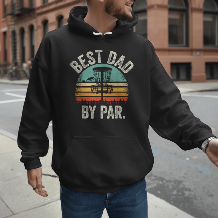 Vintage Disc Golf Dad Best Dad By Par Disk Golf Men Hoodie