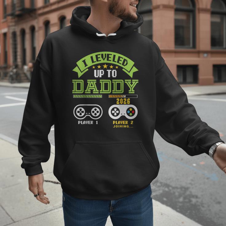 Vintage Leveling Up To Daddy 2026 Soon To Be Dad 2026 Men Hoodie