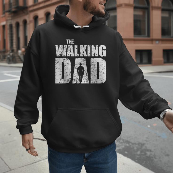 The Walking Dad Father Man Dead Retro Vintage Men Fun Men Hoodie