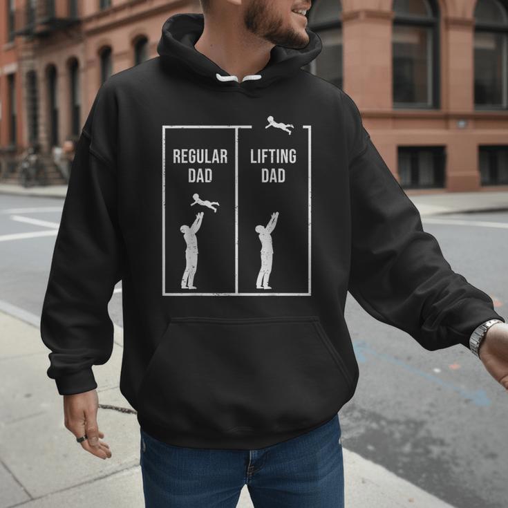 Weightlifting Workout Fitness Father Gym I Lifting Dad Men Hoodie