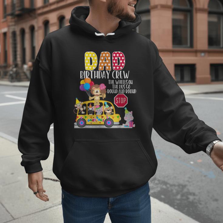 The Wheels On The Bus Dad Birthday Crew Party Toddler Kids Men Hoodie