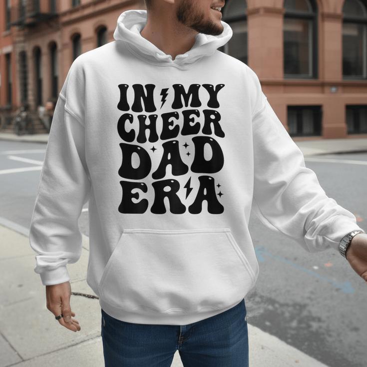 In My Cheer Dad Era Cheerleader Dad Sports Groovy Men Hoodie