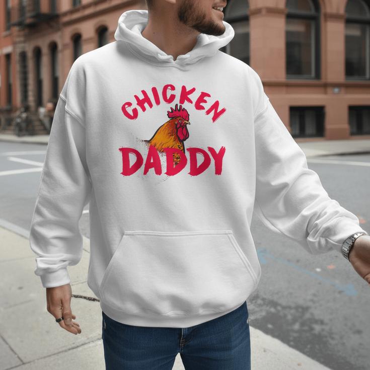 Chicken Dad Rooster Daddy Farmer Men Hoodie