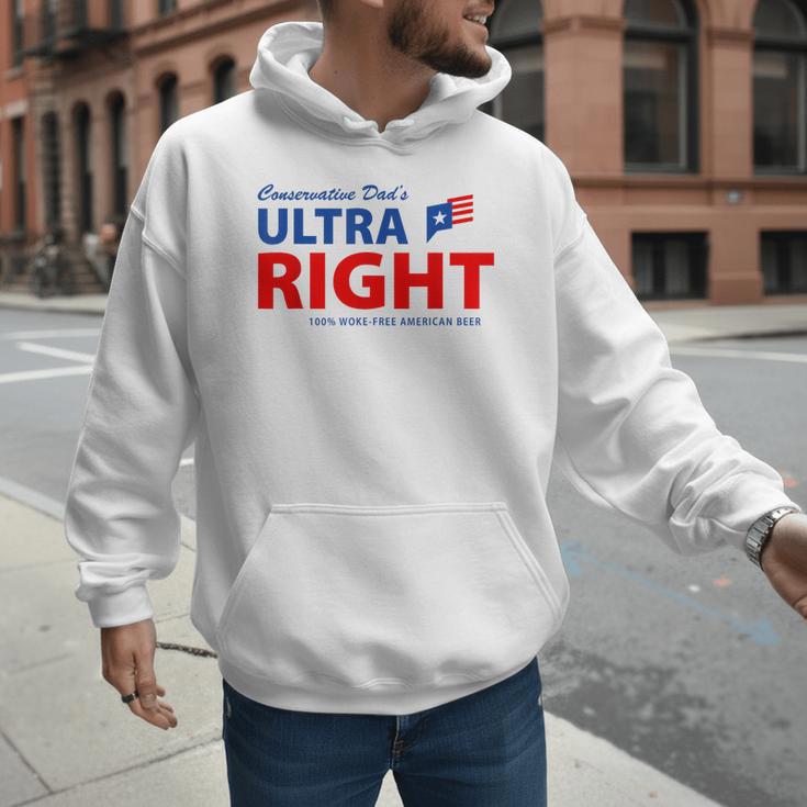 Conservative Dad's Ultra Right 100 Work Free American Beer Men Hoodie