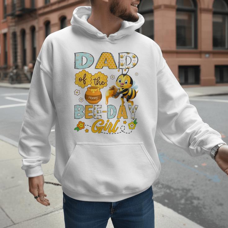 Dad Of The Bee-Day Girl Bee Birthday Party Men Hoodie