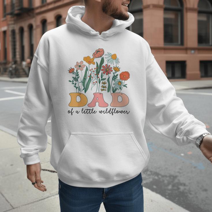 Dad Of The Little Wildflower Birthday Party Baby Shower Men Hoodie