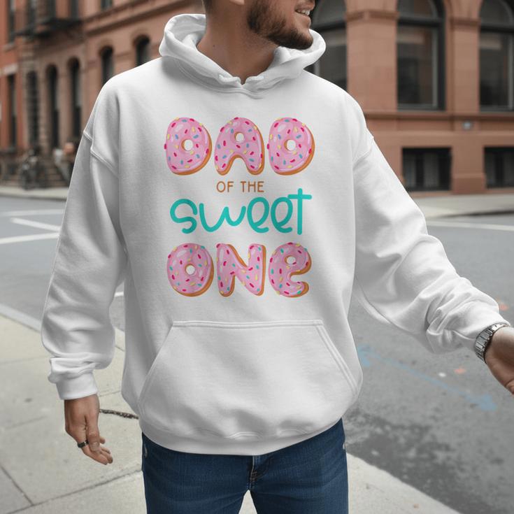Dad Sweet One 1st First Birthday Matching Family Donut Men Hoodie