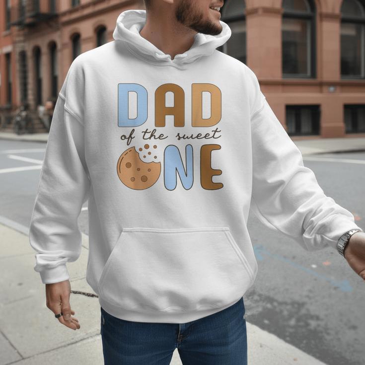 Dad Of The Sweet One Cookies And Milk 1st Birthday Party Men Hoodie