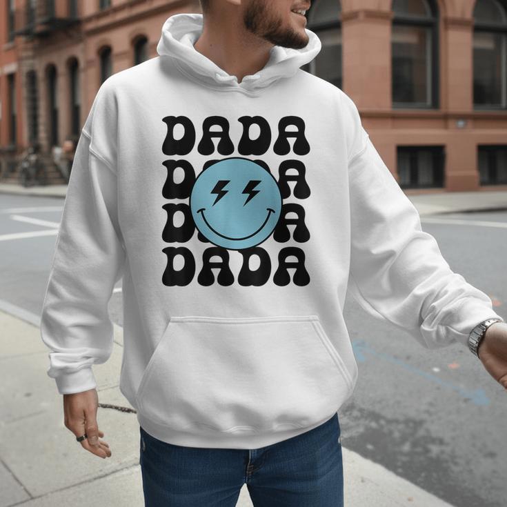 Dada One Happy Dude 1st Birthday Family Matching Men Hoodie
