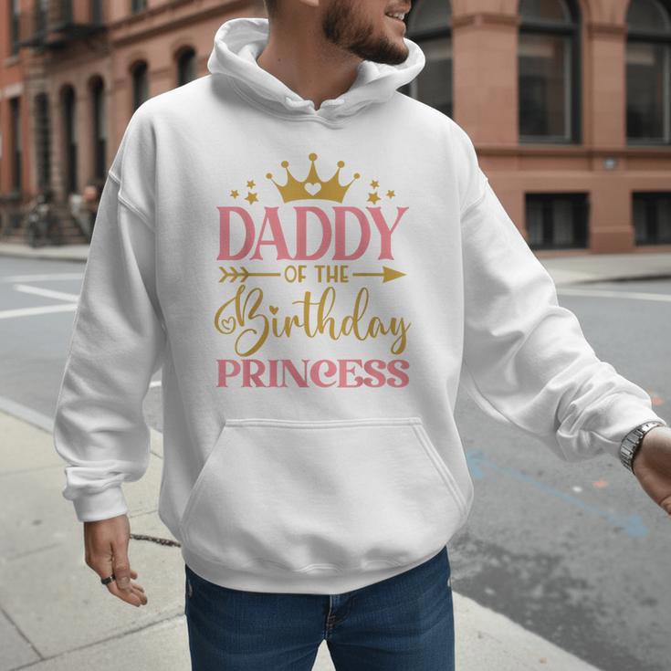 Daddy Of The Birthday For Girl 1st Birthday Princess Girl Men Hoodie