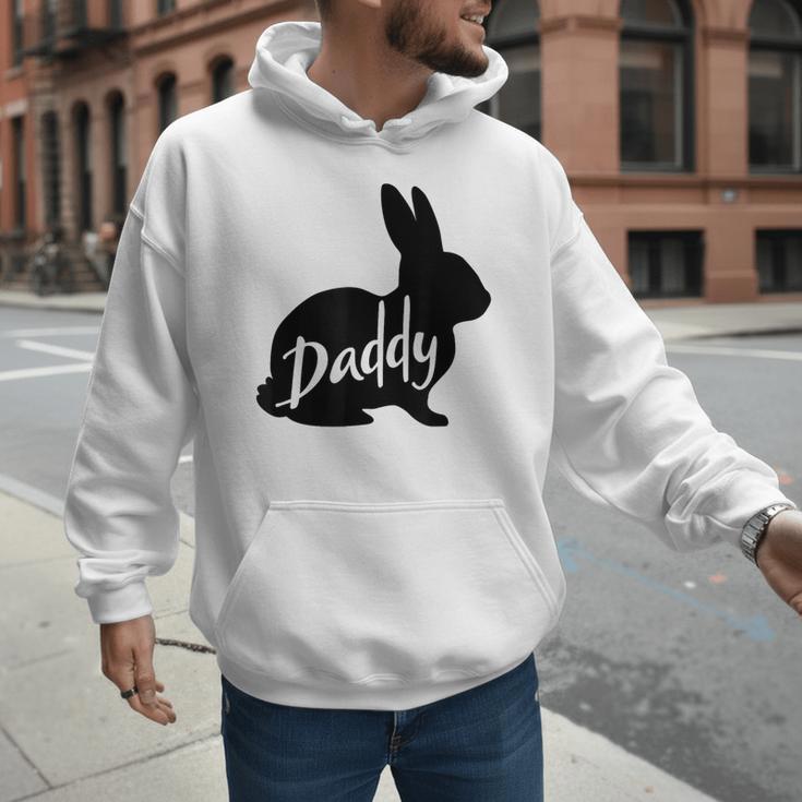 Daddy Bunny Rabbit Father Dad Easter Men Hoodie