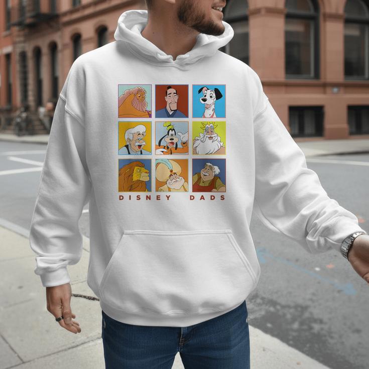 Disney Classic Father's Day Disney Dads Colorful Panels Men Hoodie