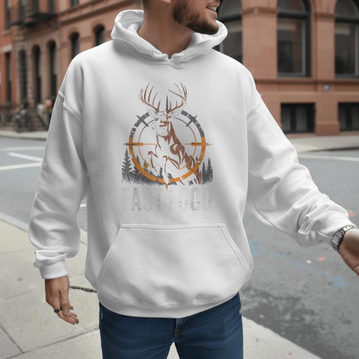 Fast Food Deer Hunting Hunter Dad Tail Buck Men Hoodie