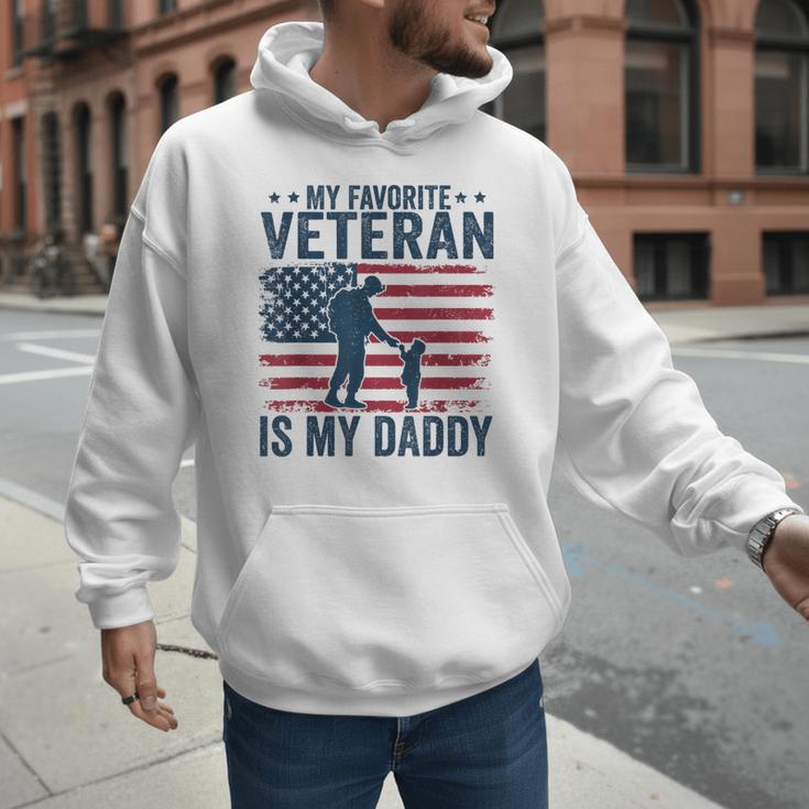 Father Veterans Day My Favorite Veteran Is My Daddy For Kids Men Hoodie Father Veterans Day My Favorite Veteran Is My Daddy For Kids Men Hoodie