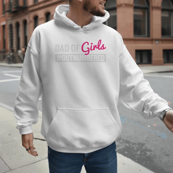 Father's Day Dad From Girl Outnumbered Men Hoodie
