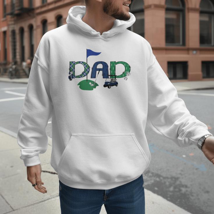 Golf Dad Hole In One Golf First Birthday Boy Party Men Hoodie