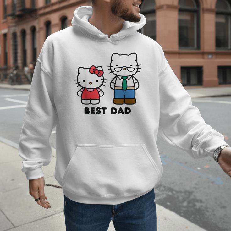 Hello Kitty Best Dad Fathers Day Small Men Hoodie