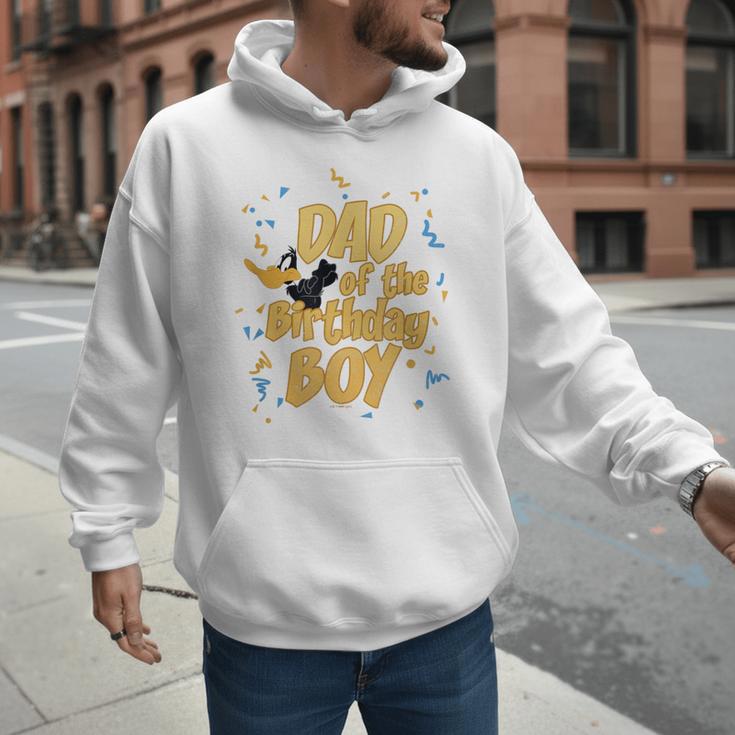 Looney Tunes Birthday Daffy Duck Dad Of The Birthday Boy Men Hoodie