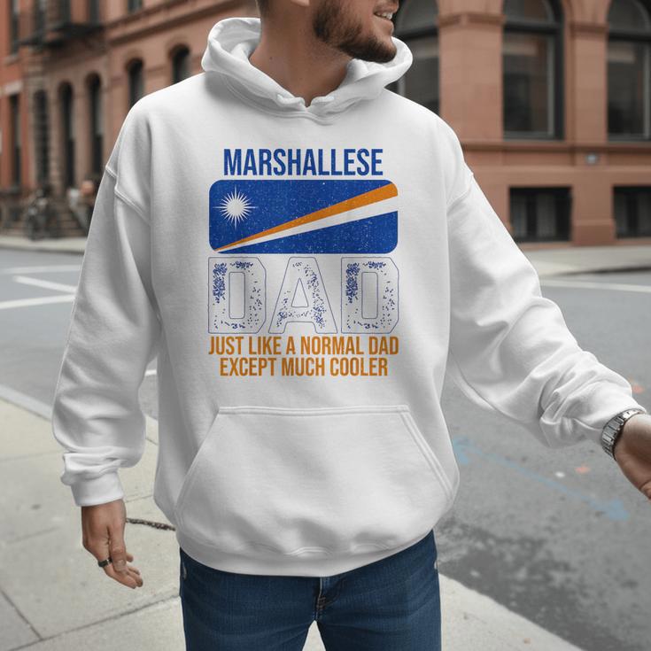 Marshallese Dad Marshall Islands Flag For Father's Day Men Hoodie