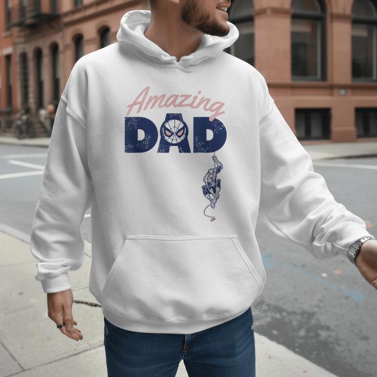 Marvel Spider-Man Father's Day Amazing Dad Retro Men Hoodie