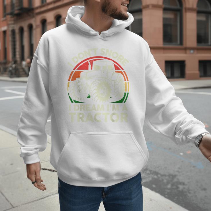 Men I Don't Snore I Dream I'm Tractor Farmer Dad Men Hoodie Men I Don't Snore I Dream I'm Tractor Farmer Dad Men Hoodie