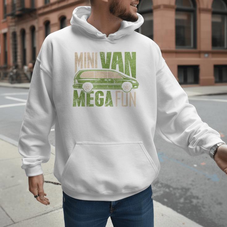 Mini Van Mega Fun Mom Dad T-Shirt Men Hoodie