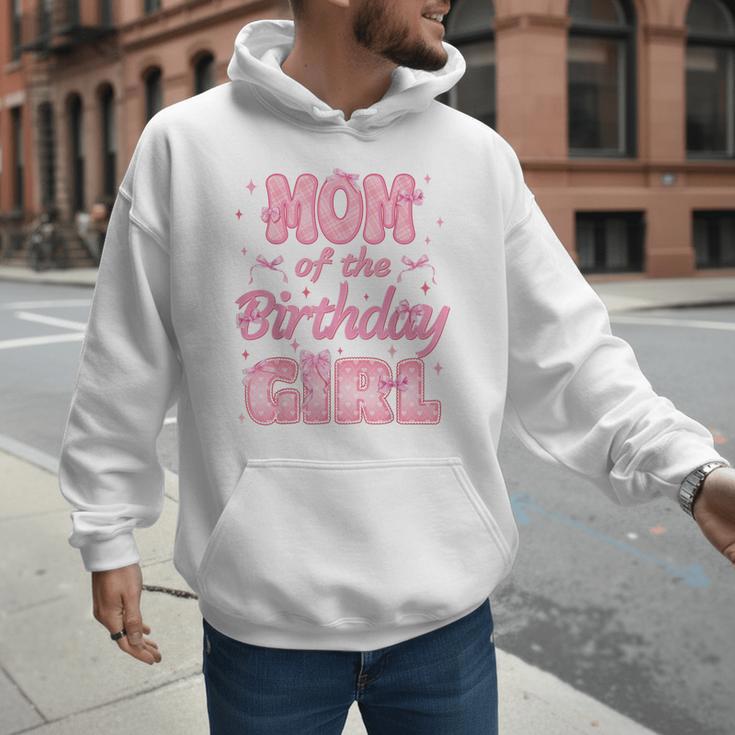 Mom And Dad Of The Birthday Girl Coquette Family Matching Men Hoodie