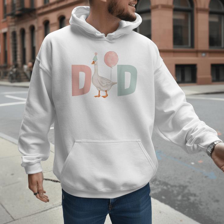 One Silly Goose Dad 1st First Birthday Family Matching Party Men Hoodie One Silly Goose Dad 1st First Birthday Family Matching Party Men Hoodie