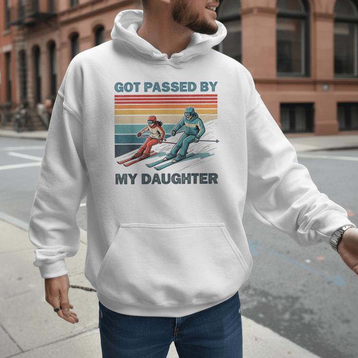 Got Passed By My Daughter Skiing Dad Men Hoodie