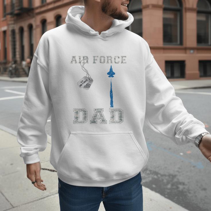 Proud Air Force Dad US Air Force Graduation Dad Men Hoodie