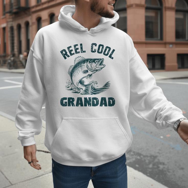Reel Cool Grandad Fishing Grandpa Vintage Style Men Hoodie Reel Cool Grandad Fishing Grandpa Vintage Style Men Hoodie