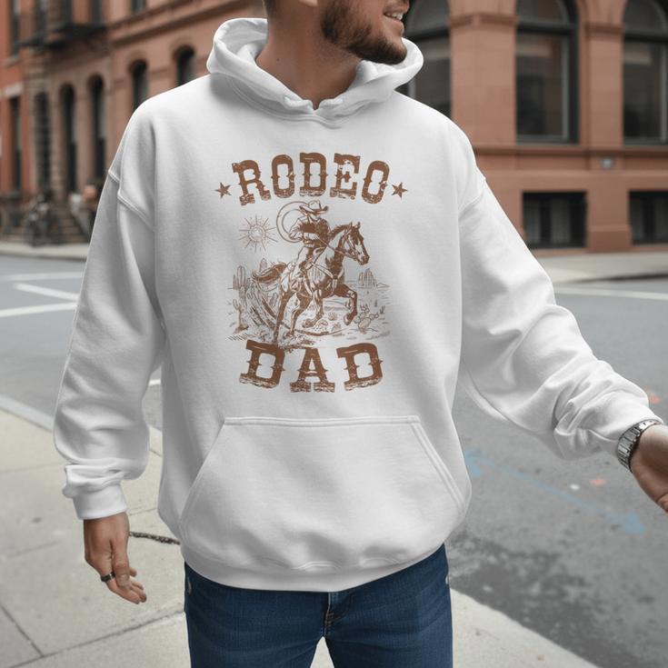 Rodeo Dad Western Cowboy Daddy Family Matching Father's Day Men Hoodie