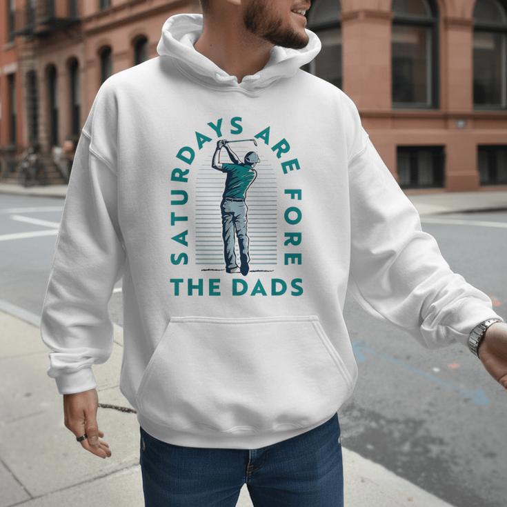 Saturdays For Dads Golfer Father's Day Men Hoodie