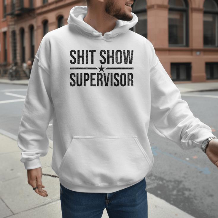 Shit-Show Supervisor TEES For Bosses Moms DADS Manager Men Hoodie