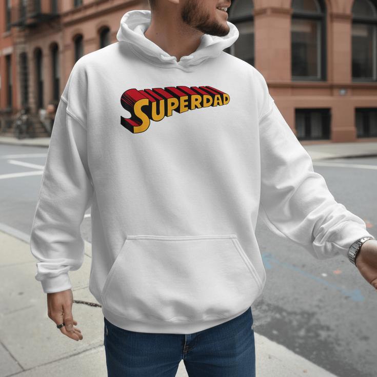Super Dad Superdad Superhero Dad Men Hoodie
