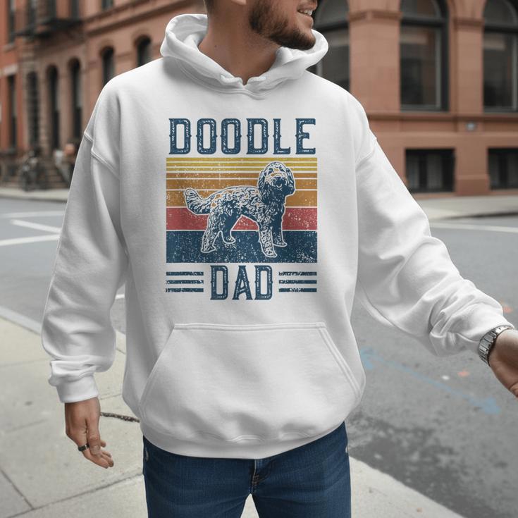 Vintage Doodle Dad Aussie Doodle & Goldendoodle Men Hoodie