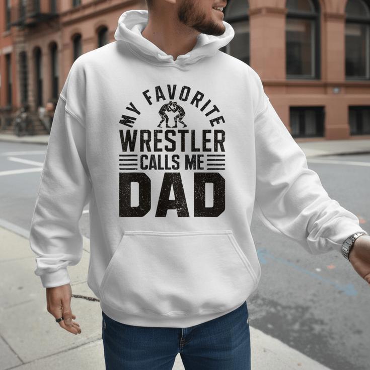 Wrestler Daddy Wrestling Dad Men Hoodie Wrestler Daddy Wrestling Dad Men Hoodie