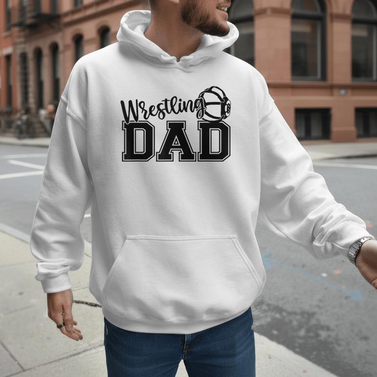 Wrestling Dad Hobby Wrestle Wrestler Martial Arts Father Men Hoodie