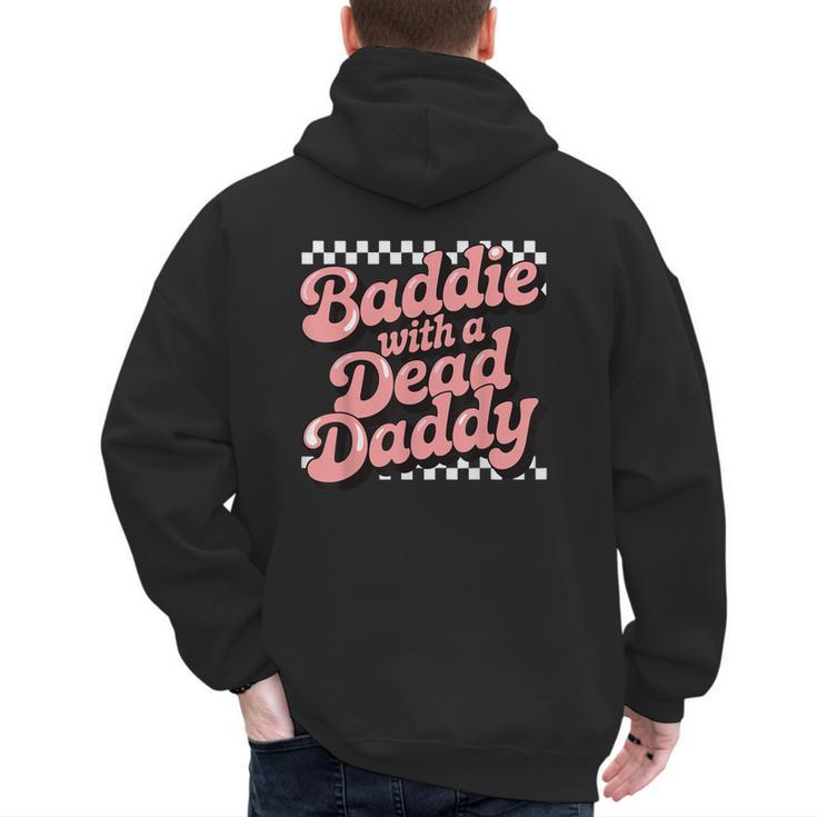 Baddie With A Dead Daddy Men's Hoodie Back Print