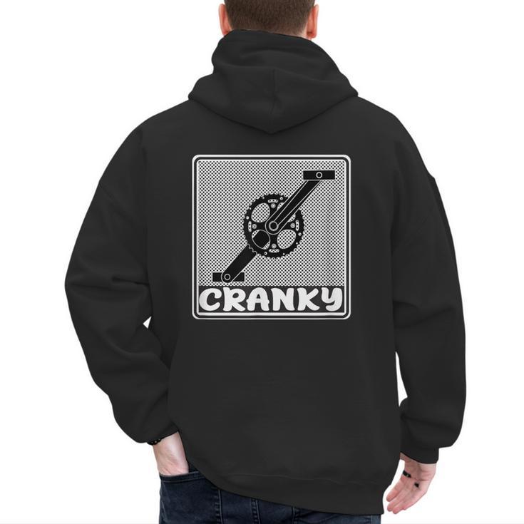 Bicycle DADS Old Guy WHO Ride Bikes BMX Mountain OR Road Men's Hoodie Back Print
