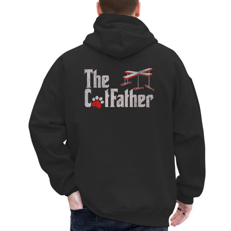 The Cat Father Cat Dad Feline Father Kitten Dad Men's Hoodie Back Print