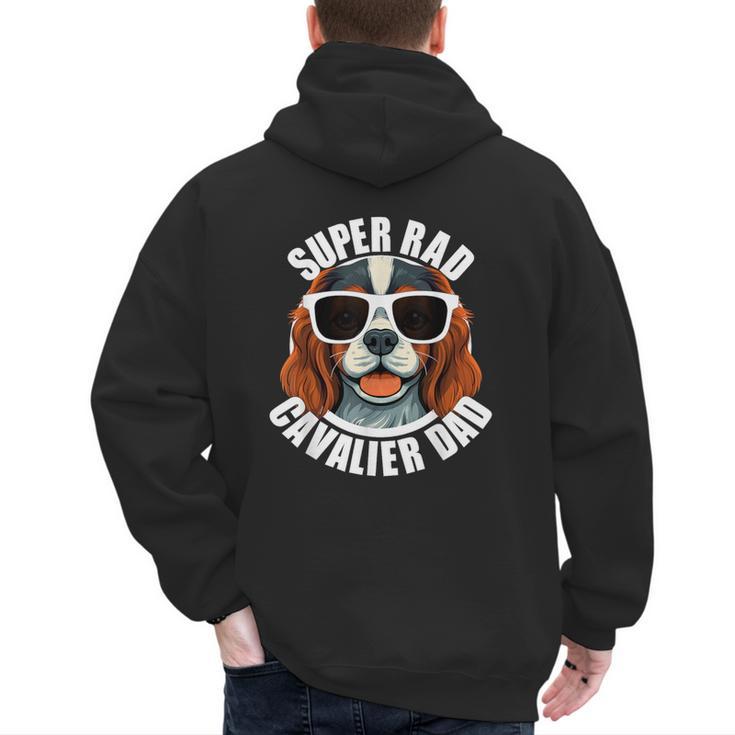 Cavalier King Charles Spaniel Dad Father’s Day Men's Hoodie Back Print