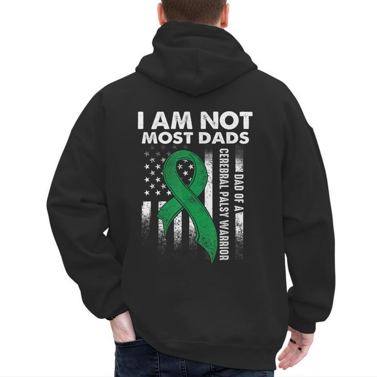 Cerebral Palsy CP Awareness Most Dads Warrior Survivor DA1 Men's Hoodie Back Print