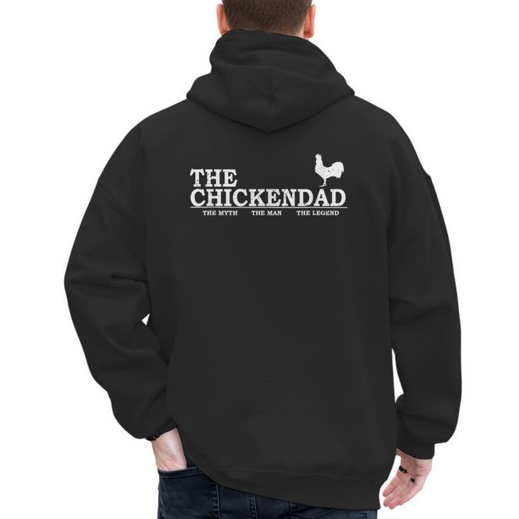 The Chicken Dad Pet Lover Tee Cute T-Shirt Men's Hoodie Back Print