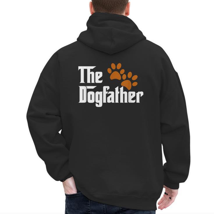 Cool Dog Dad Dog Father Shirt The Dogfather T-Shirt Men's Hoodie Back Print