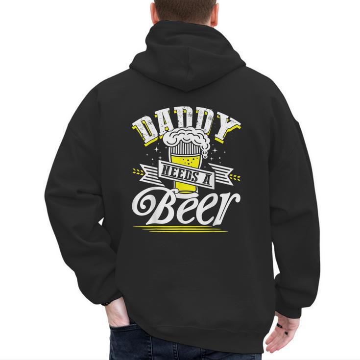 Dad Needs A Beer Button Up Shirts Beer Drinking Lover Men's Hoodie Back Print Dad Needs A Beer Button Up Shirts Beer Drinking Lover Men's Hoodie Back Print