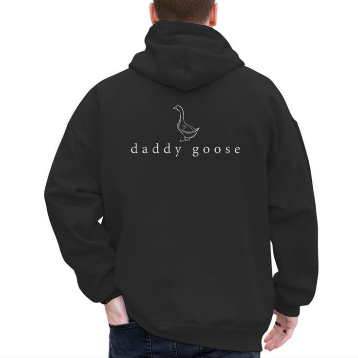 Daddy Goose Father's Day Silly Goose Men's Hoodie Back Print